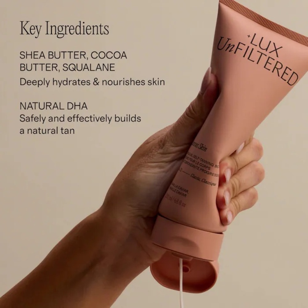 Lux Unfiltered 
Summer Skin Hydrating Gradual Self-Tanning Body Cream NWB - Picture 4 of 6